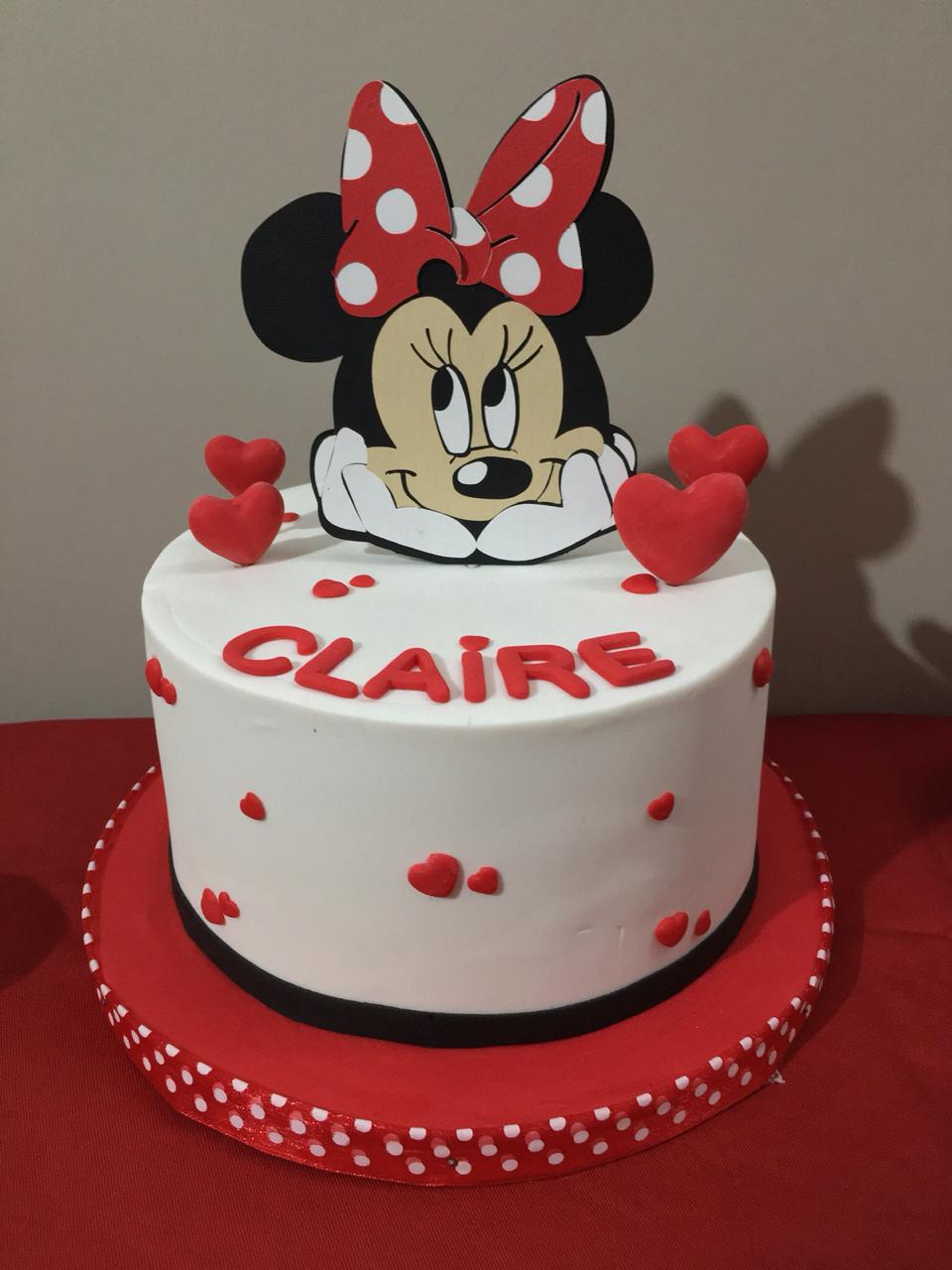 Minnie Mouse Cake Topper